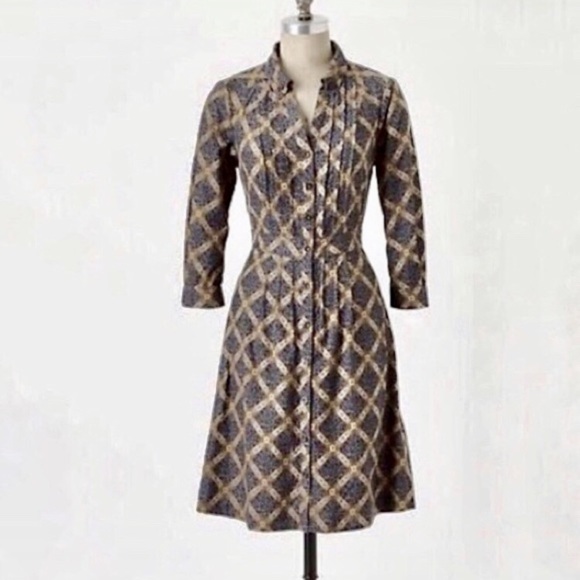 Anthropologie Dresses & Skirts - Anthropologie Maeve Whitewick Manor Corduroy Dress